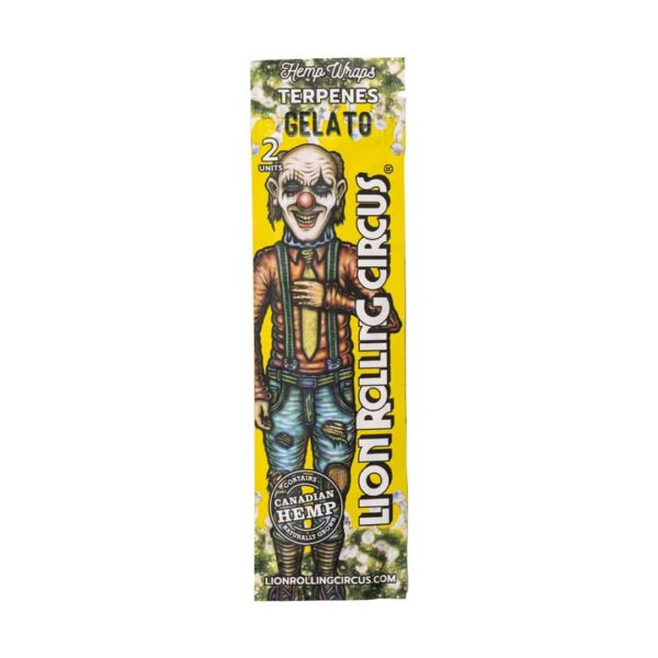 Lion Rolling Circus Hemp Wraps - Terp Infused Gelato