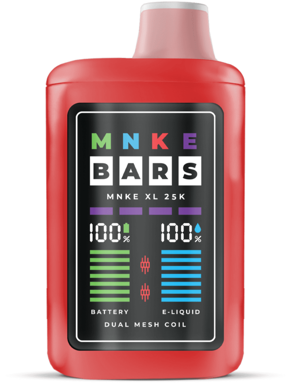 MNKE Bars 25K Strawberry Mint