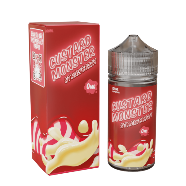 Custard Monster Strawberry 0mg