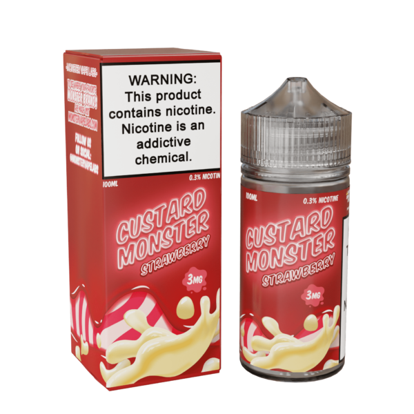 Custard Monster Strawberry 3mg